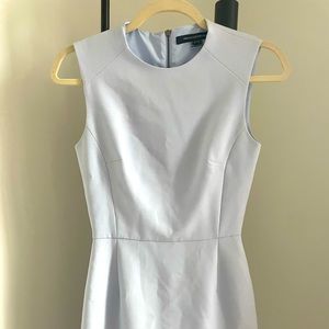 French Connection A Line Light Blue Dress